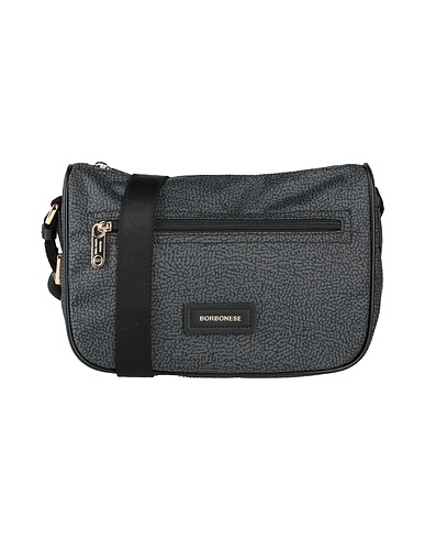 BORBONESE Cross-body bags VERDE SCURO 100% Polyester, Polyurethane