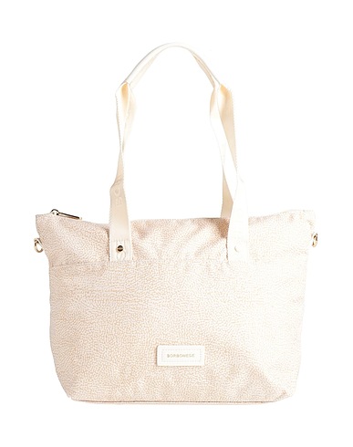 BORBONESE Borsa a spalla Beige 100% Poliestere, Poliuretano