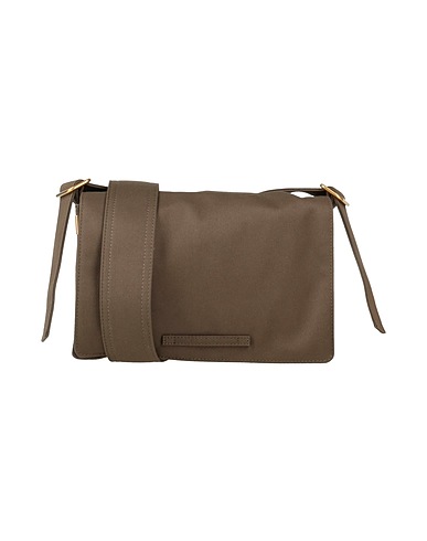 BURBERRY クロスボディバッグ ミリタリーグリーン ポリエステル 65% / コットン 35% / 羊革（ラムスキン）