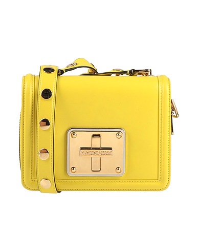 DOLCE&GABBANA Across-body bag Yellow 100% Calfskin