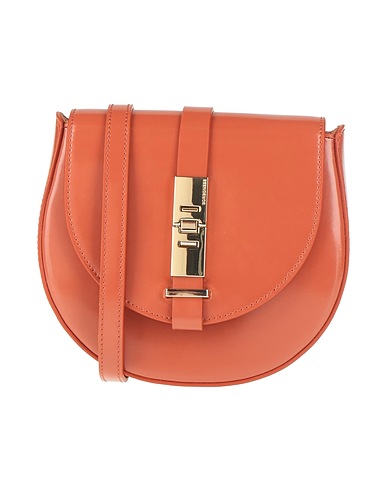 BORBONESE Across-body bag Tan Leather