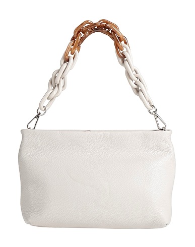 GIANNI CHIARINI Handbag Light grey Leather