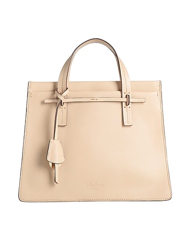 BOLDRINI Handbag Beige Leather