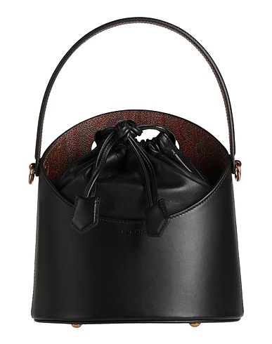 ETRO Sac à main Noir Cuir de veau, Coton, Polyester, PVC - Polychlorure de vinyle, Modacrylique
