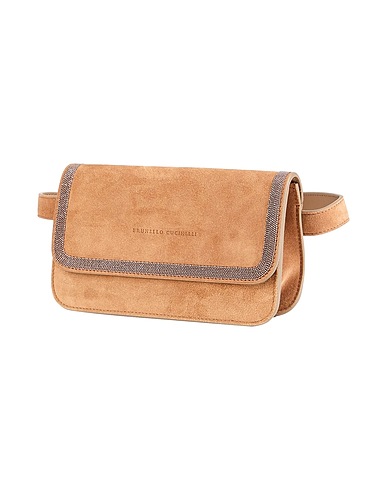 BRUNELLO CUCINELLI Belt Bags Camel 100% Leather
