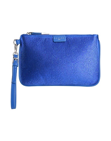 GAëLLE Paris Handbag Bright blue 95% Polyester, 5% Polyurethane, Zamak