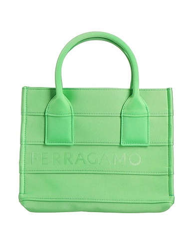 FERRAGAMO Handbag VERDE LIME 90% Cotton, 10% Acrylic