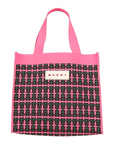 MARNI Handtasche Fuchsia 100% Polyester, Messing, Kupfer, Metall, Polyurethan