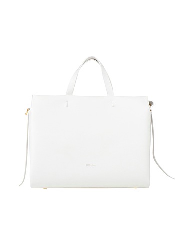 COCCINELLE Handbag White Leather