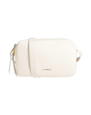 COCCINELLE Umhängetasche Off white Leder