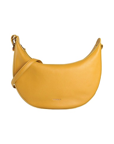 COCCINELLE Cross-body bags Mustard Leather