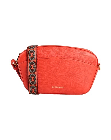COCCINELLE Across-body bag Brick red Leather