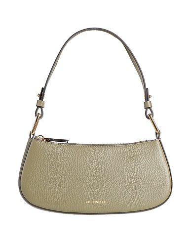 COCCINELLE Handbag Military green Leather