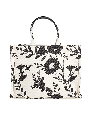 COCCINELLE Borsa a mano Avorio Fibre tessili