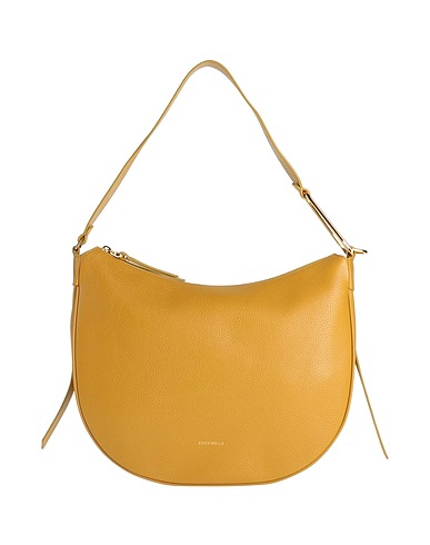 COCCINELLE Borsa a mano Giallo ocra Pelle