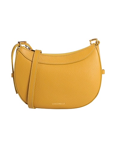 COCCINELLE Across-body bag Mustard Leather