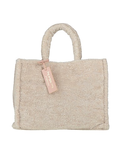 COCCINELLE Handbag Beige Textile fibers