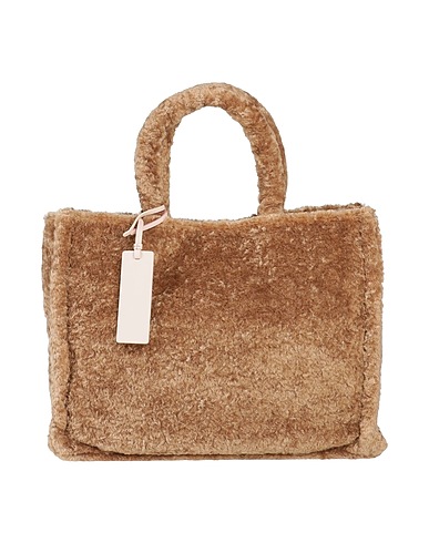 COCCINELLE Borsa a mano Sabbia Fibre tessili