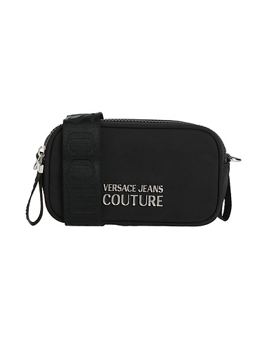 VERSACE JEANS COUTURE クロスボディバッグ ブラック ナイロン 100%