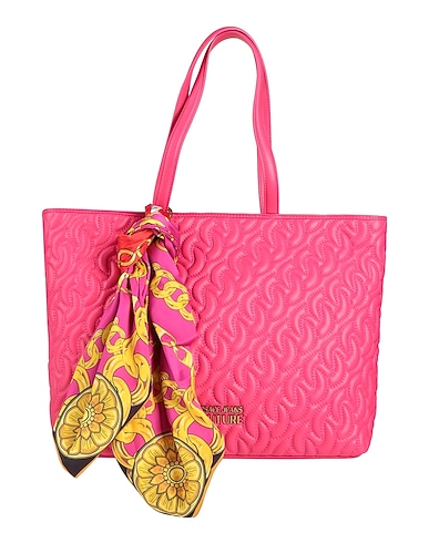 VERSACE JEANS COUTURE Shoulder bag Fuchsia 100% Polyester, Polyurethane