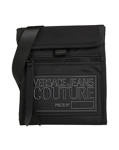 VERSACE JEANS COUTURE Cross-body bags Black 100% Polyamide