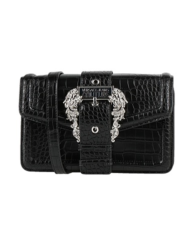 VERSACE JEANS COUTURE クロスボディバッグ ブラック ポリエステル 100% / ポリウレタン樹脂