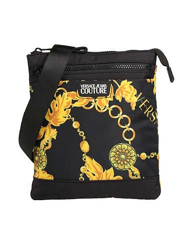 VERSACE JEANS COUTURE Across-body bag Black 100% Polyester