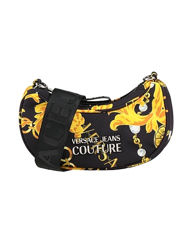 VERSACE JEANS COUTURE Across-body bag Black 100% Polyester