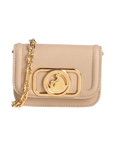 LANVIN Cross-body bags Beige 100% Goat skin, Metal