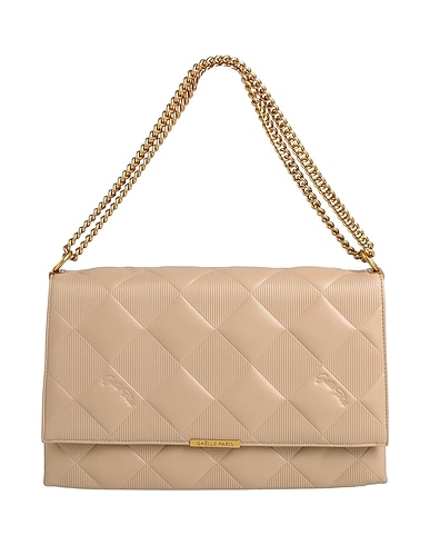 GAëLLE Paris Handbag Beige 100% Polyurethane, Polyester