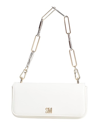 STEVE MADDEN Borsa a mano Bianco 100% Poliuretano