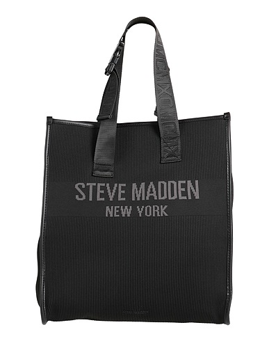 STEVE MADDEN Handbag Black 100% Polyester, Polyurethane