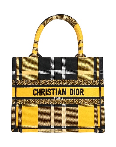 DIOR Handbag Yellow Textile fibers