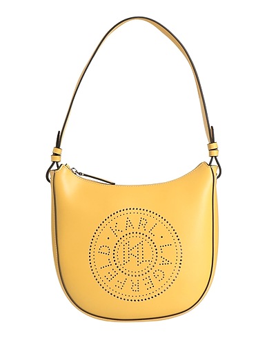 KARL LAGERFELD Sac à main K/CIRCLE MOON SHB PERFORATED
 Jaune-orange 100% Cuir de bovin