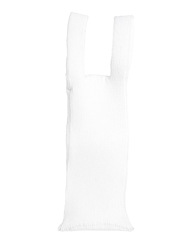 A. ROEGE HOVE Borsa a mano Bianco 50% Nylon, 50% Cotone