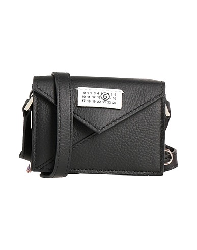 MM6 MAISON MARGIELA Cross-body bags Black 100% Cow leather, Zinc, Aluminum, Copper