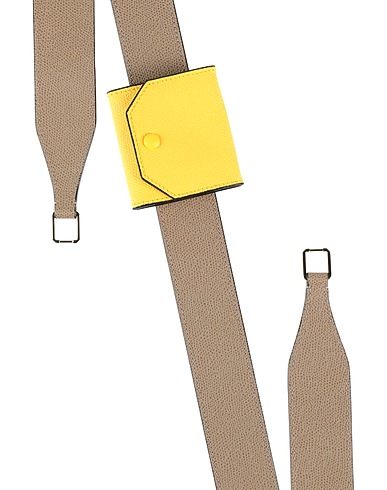 VALEXTRA Bag accessories & charms Khaki Leather