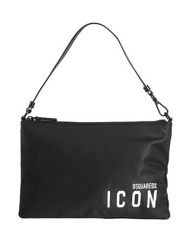 DSQUARED2 Handbag Black 95% Polyamide, 5% Cow leather