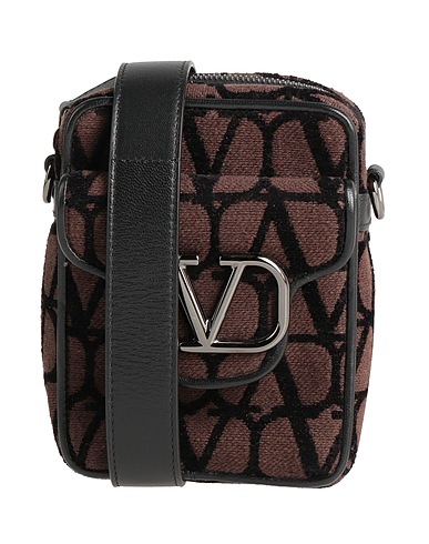 VALENTINO GARAVANI Across-body bag Leather, Textile fibres