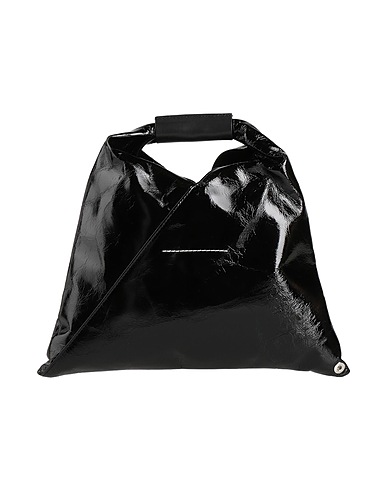 MM6 MAISON MARGIELA Handbag Black 100% Cow leather, Brass