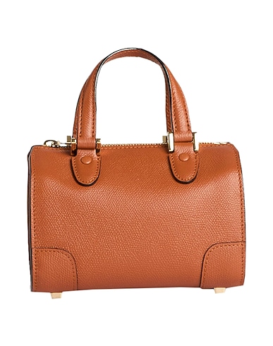 VALEXTRA Handbag Brown 100% Calfskin