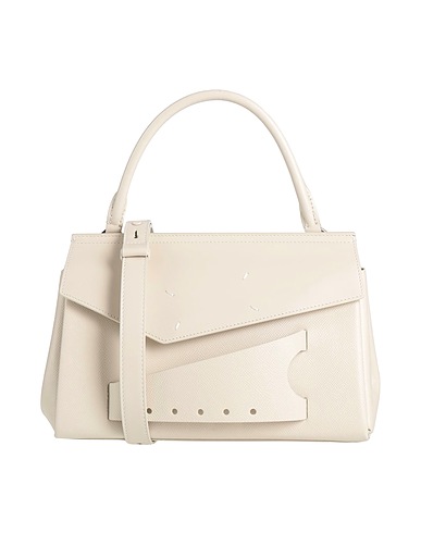 MAISON MARGIELA Borsa a mano Beige 100% Pelle di bisonte, Zinco, Alluminio, Rame, Ottone