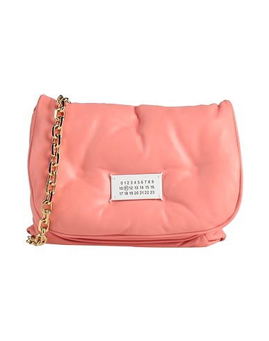 MAISON MARGIELA Borsa a tracolla Rosa 100% Pelle ovina, Zinco, Alluminio, Rame