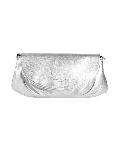 GIANNI CHIARINI Across-body bag Silver Leather