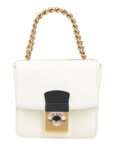 MAISON MARGIELA Handbag Off white Goat skin, Linen