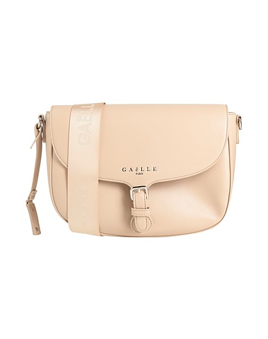 GAëLLE Paris Cross-body bags BEIGE 100% Polyurethane