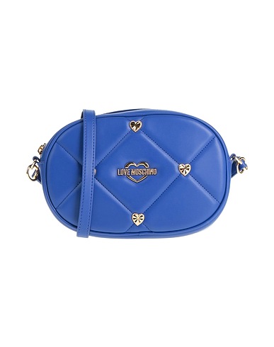 LOVE MOSCHINO Across-body bag BLU 100% Polyurethane