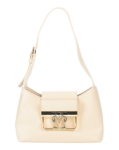 LOVE MOSCHINO Handbag Cream 100% Polyurethane