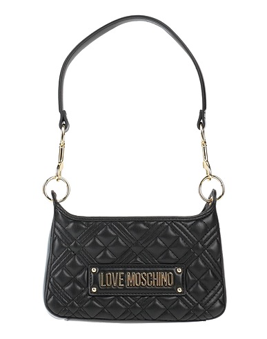 LOVE MOSCHINO Handbag Black 100% Polyurethane