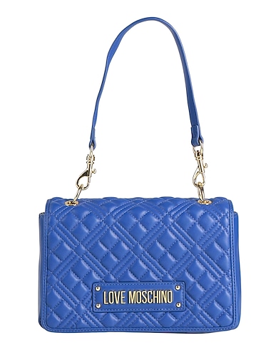 LOVE MOSCHINO Handtasche BLU 100% Polyurethan